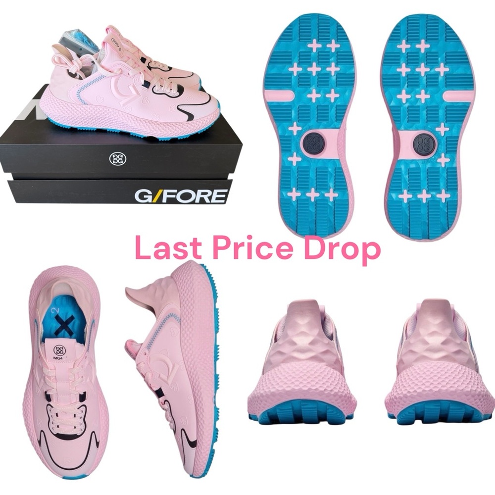 G/FORE WATERPROOF SIZE 8.5 WOMEN'S MG4X2 HEART G'S HYBRID GOLF SHOES NEW - Picture 3 of 12